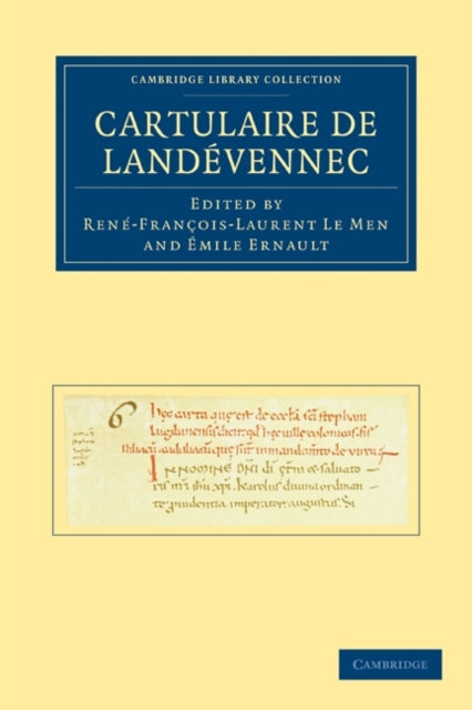 Book cover of: Cartulaire de Landevennec