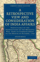 Book cover of: Retrospective View and Consideration of India Affairs