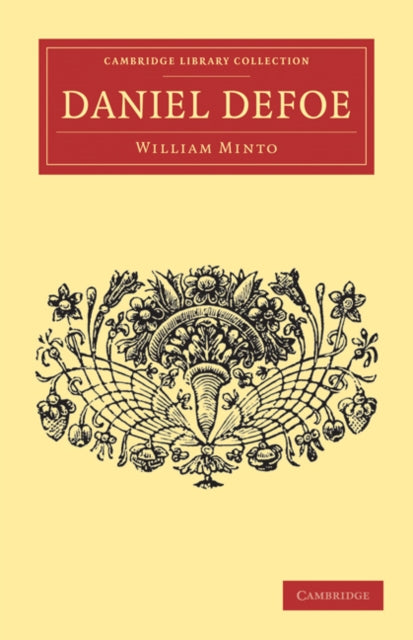 Book cover of: Daniel Defoe. By: William Minto