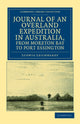 Book cover of: Journal of an Overland Expedition in Australia, from Moreton Bay to Port Essington. By: Ludwig Leichhardt
