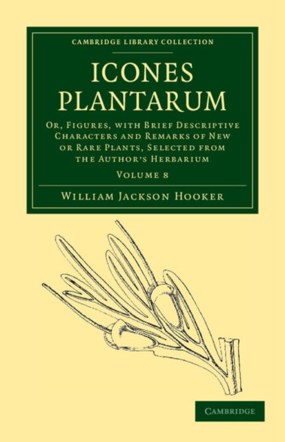Book cover of: Icones Plantarum. By: William Jackson Hooker