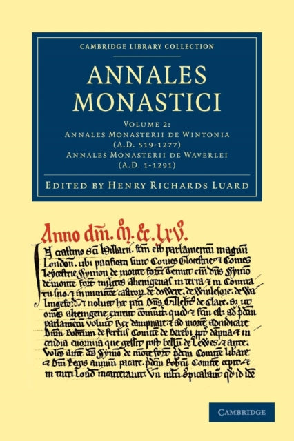 Book cover of: Annales Monastici. By: Henry Richards Luard