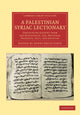 Book cover of: Palestinian Syriac Lectionary. By: Agnes Smith Lewis