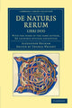 Book cover of: De naturis rerum, libri duo. By: Alexander Neckam