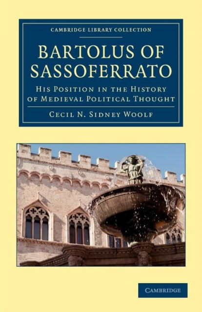 Book cover of: Bartolus of Sassoferrato. By: Cecil N. Sidney Woolf