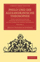 Book cover of: Philo und die Alexandrinische Theosophie. By: August Friedrich Gfrörer