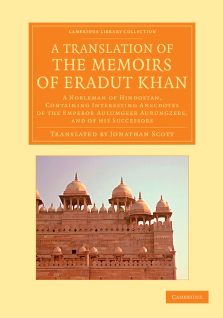 Book cover of: Translation of the Memoirs of Eradut Khan. By: Iradat Khan