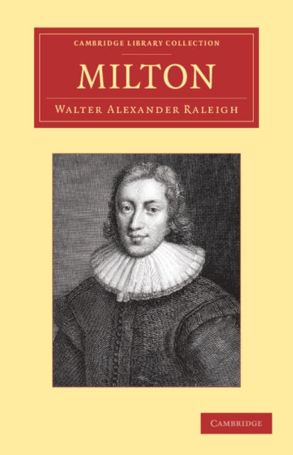Book cover of: Milton. By: Walter Alexander Raleigh