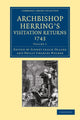 Book cover of: Archbishop Herring's Visitation Returns, 1743. By: Sidney Leslie Ollard