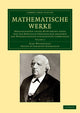 Book cover of: Mathematische Werke. By: Karl Weierstrass