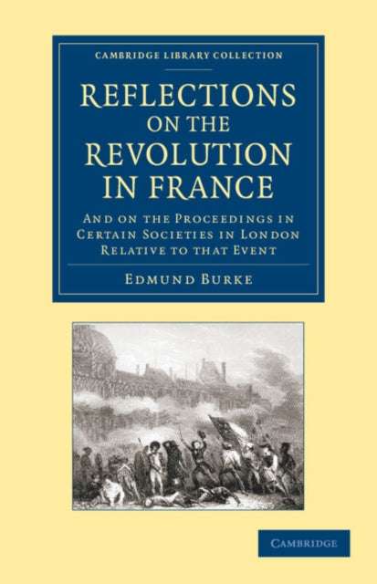 Book cover of: Reflections on the Revolution in France. By: Edmund Burke