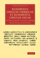Book cover of: Rudimenta linguae umbricae et rudimenta linguae oscae. By: Georg Friedrich Grotefend
