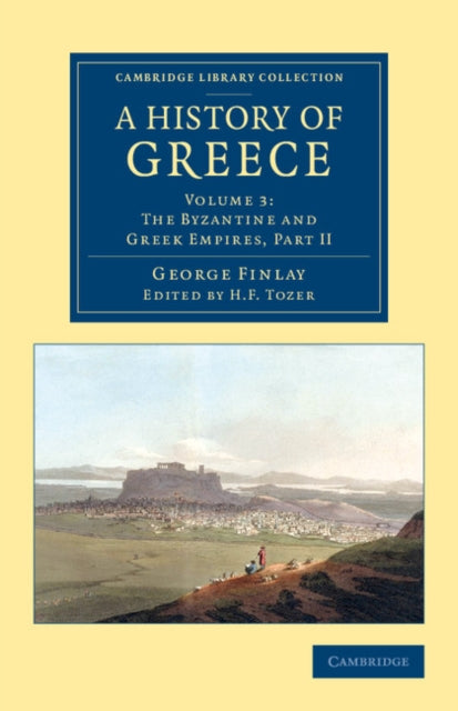 Book cover of: History of Greece. By: George Finlay