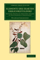 Book cover of: Elemente der exakten Erblichkeitslehre. By: Wilhelm Johannsen