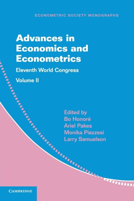 Book cover of: Advances in Economics and Econometrics: Volume 2. By: Bo Honoré