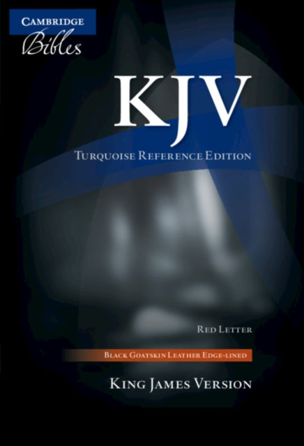 Book cover of: KJV Turquoise Reference Bible, Black Goatskin Leather, Red-letter Text, KJ676:XRL