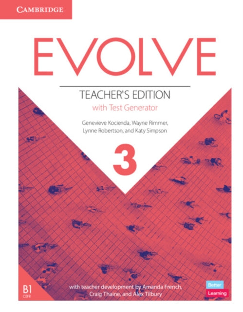 Book cover of: Evolve Level 3 Teacher's Edition with Test Generator. By: Genevieve Kocienda