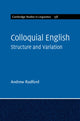 Book cover of: Colloquial English. By: Andrew Radford