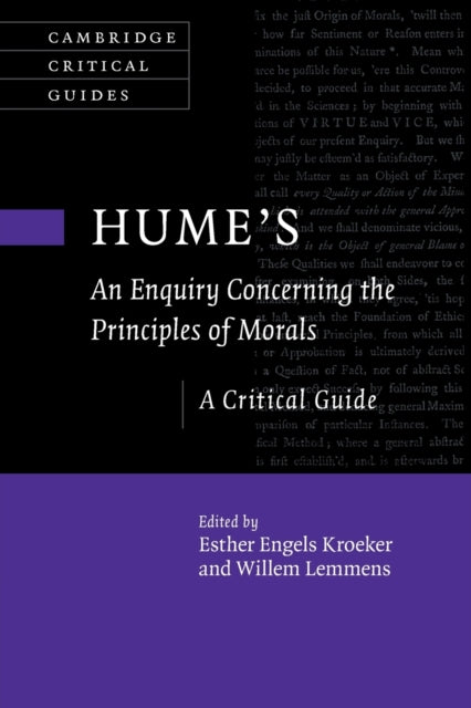 Book cover of: Hume's An Enquiry Concerning the Principles of Morals. By: Esther Engels Kroeker