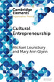 Book cover of: Cultural Entrepreneurship. By: Michael Lounsbury