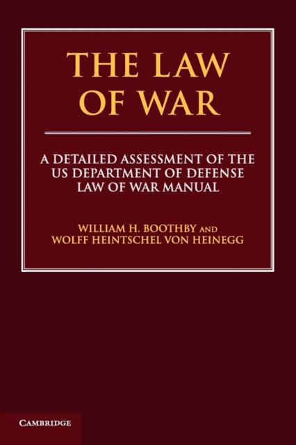 Book cover of: Law of War. By: William H. Boothby