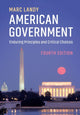 Book cover of: American Government. By: Marc Landy