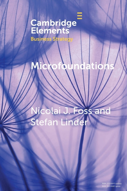 Book cover of: Microfoundations. By: Nicolai J. Foss