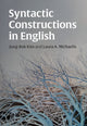 Book cover of: Syntactic Constructions in English. By: Jong-Bok Kim