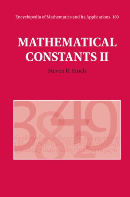Book cover of: Mathematical Constants II. By: Steven R. Finch