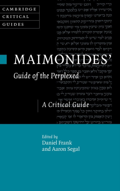 Book cover of: Maimonides' Guide of the Perplexed. By: Daniel Frank