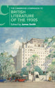 Book cover of: Cambridge Companion to British Literature of the 1930s. By: James Smith
