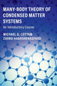 Book cover of: Many-Body Theory of Condensed Matter Systems. By: Michael G. Cottam