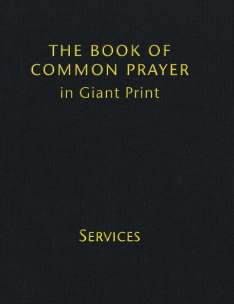 Book of Common Prayer Giant Print, CP800: Volume 1, Services