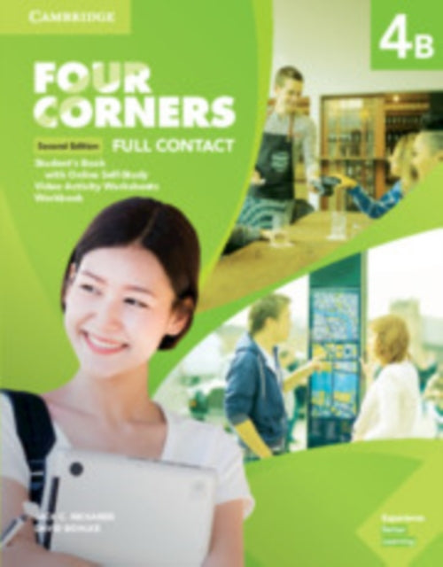 Book cover of: Four Corners Level 4B Full Contact with Self-study. By: Jack C. Richards