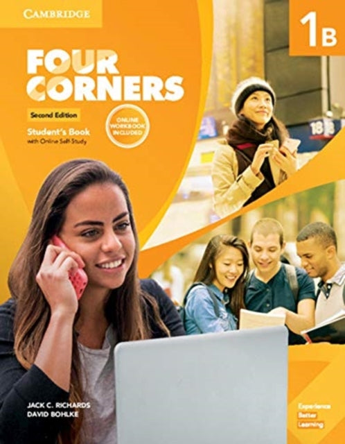 Book cover of: Four Corners Level 1B Student's Book with Online Self-study and Online Workbook. By: Jack C. Richards