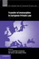 Book cover of: Transfer of Immovables in European Private Law. By: Luz M. Martínez Velencoso