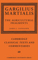 Book cover of: Gargilius Martialis: The Agricultural Fragments. By: James L. Zainaldin