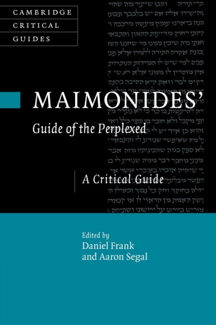 Book cover of: Maimonides' Guide of the Perplexed. By: Daniel H. Frank