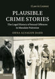 Book cover of: Plausible Crime Stories. By: Orna Alyagon Darr