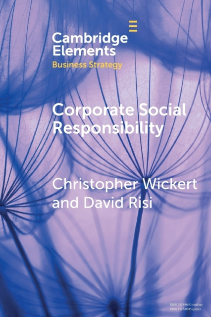 Book cover of: Corporate Social Responsibility. By: Christopher Wickert