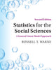 Book cover of: Statistics for the Social Sciences. By: Russell T. Warne