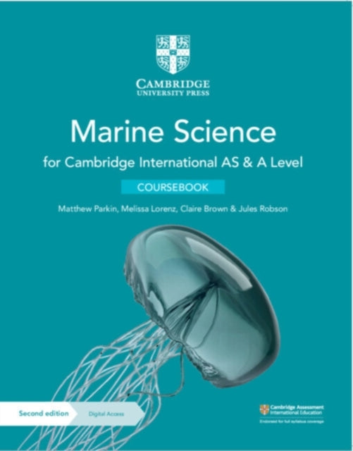 Cambridge International AS & A Level Marine Science Coursebook with Digital Access (2 Years) 9781108866064 Matthew Parkin