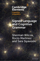 Book cover of: Signed Language and Cognitive Grammar. By: Sherman Wilcox
