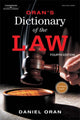 Book cover of: Oran's Dictionary of the Law. By: Daniel Oran