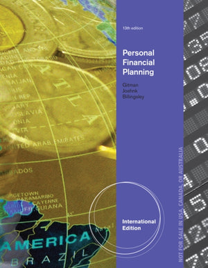 Personal Financial Planning, International Edition