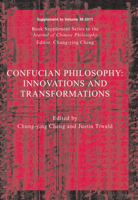 Book cover of: Confucian Philosophy. By: Zhongying Cheng