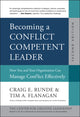 Book cover of: Becoming a Conflict Competent Leader. By: Craig E. Runde