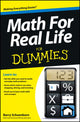 Book cover of: Math For Real Life For Dummies. By: Barry J. Schoenborn