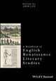 Book cover of: Handbook of English Renaissance Literary Studies. By: John Lee