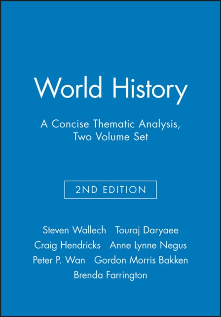 Book cover of: World History. By: Steven Wallech